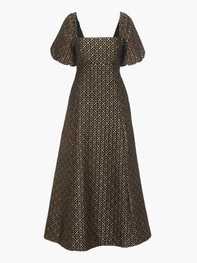 Hill House Home The Matilda Dress - Metallic Brocade Size XLMetallic Brocade / X
